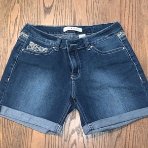 Love Indigo Blue Jean Shorts